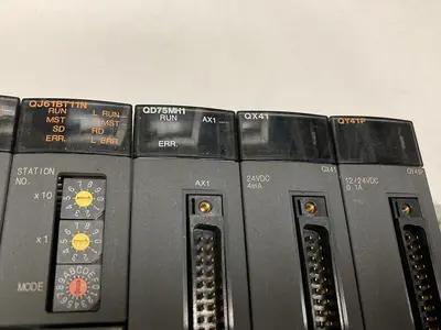 USED MITSUBISHI Q61P, Q01UCPU, QJ61BT11N (X2), QX41, QY41P, QD75P1