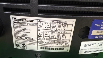 HYPERTHERM POWERMAX 105 Plasma Welders | KEC, Inc. (5)