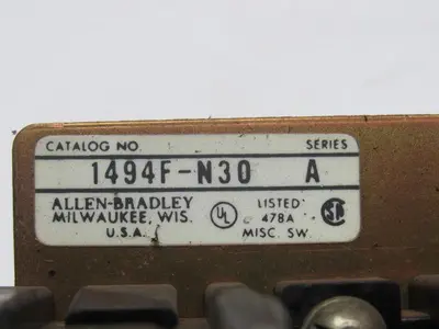 A-B Allen Bradley 1494F-N30 Ser. A Fixed-Depth Flange Mounted Disconnect Switch