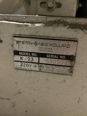 USED Sperry New Holland K-23