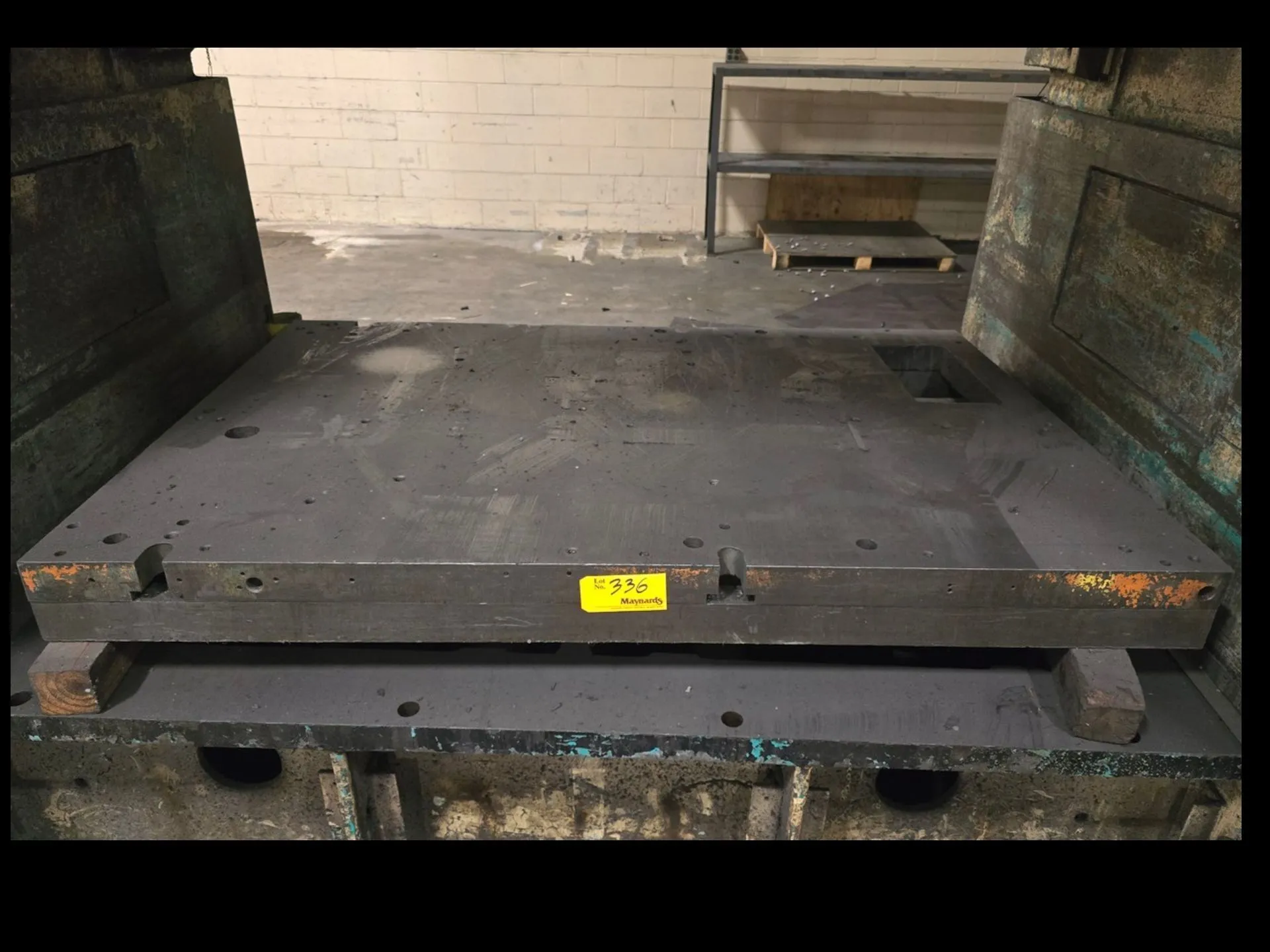 BOLSTER PLATE 72" X 48" X 3" THICK, STOCK# 14424J