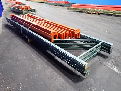 42" X 192" Pallet Racking  - Teardrop