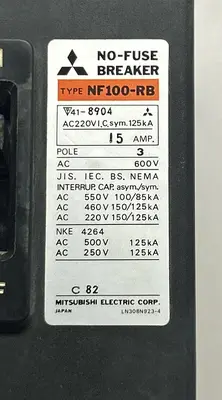 Used MITSUBISHI NF100-RB Miscellaneous Equipment (Electrical & Power) | Surplus Asset Holdings #1200207