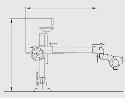 Steff 2044 4-Roll 4-Speed Feeder With Stand