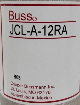 NEW COOPER BUSSMANN JCL-A-12R MEDIUM VOLT MOTOR FUSE JCLA12R