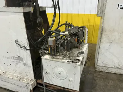 30,000 LBS X 36" PERFECTO COIL FEED LINE, COIL REEL UNCOILER & STRAIGHTENER: YOBRO #24871