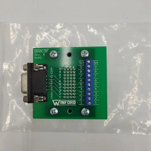 Used WINFORD WINFORD BREAK OUT BOARD BRK9F REV B DIN RAIL MOUNT I/O Boards & Replacement Parts | ND Industrial Surplus #1219448
