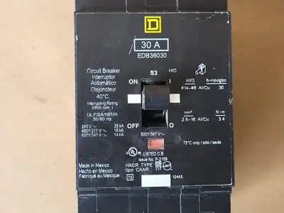 USED SQUARE D EDB36030