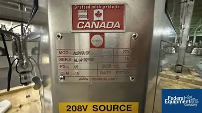 USED Capmatic Capmatic Bottle Filling Line
