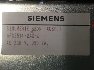 USED SIEMENS 6FC3511-2AC-Z