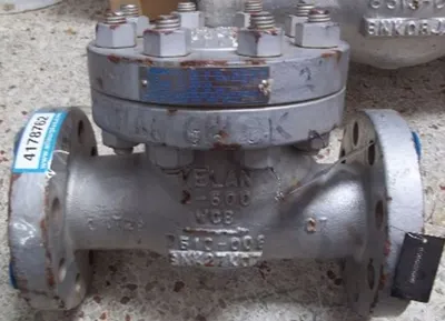 QTY. 1. VELAN 2" 600 FLANGED RAISED FACE WCB (WELD...