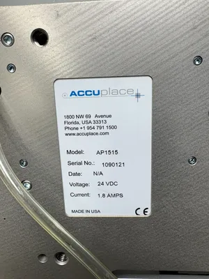 ACCUPLACE AP1515 Electrical/PLC/Automation | ESS Industrial Equipment Sales (10)