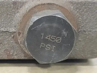 Hydraulic Block Valve 7594H, 1450 PSI