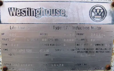 USED WESTINGHOUSE HSW2