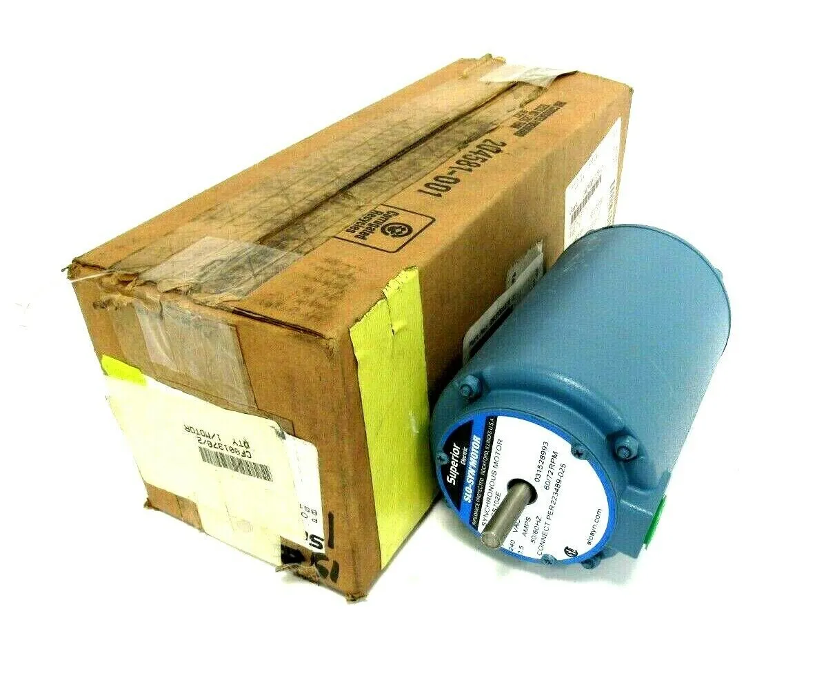 NEW SUPERIOR ELECTRIC SS702E SLO-SYN MOTOR 240V 60/72 RPM