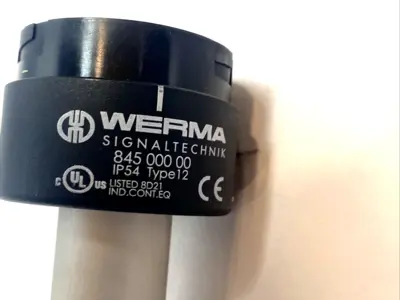 Used WERMA KOMBISIGN 50 STACK LIGHT TERMINAL BASE 50MM 12–230V AC/DC IP54 Terminal Blocks | Maverick Industrial Sales #1102550
