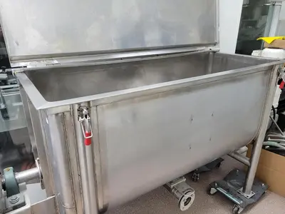 Used InoxTech 20 Cubic Foot Stainless Steel Double Ribbon Blender