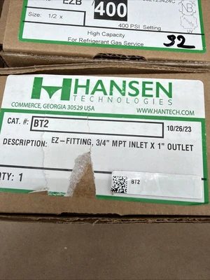 NEW Hansen EZB/400-BT2