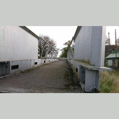 2m x 16m 24-Ton Steel Beam Pedestrian Bridge