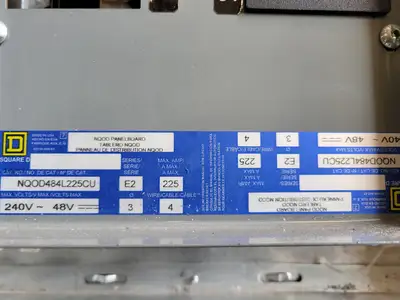 USED SQUARE D NQOD484L225CU