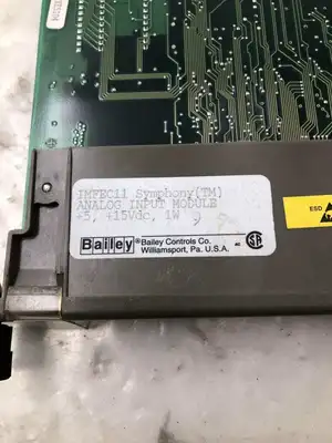 Bailey IMFEC11 Symphony PLC Analog Input Module 5VDC 15VDC