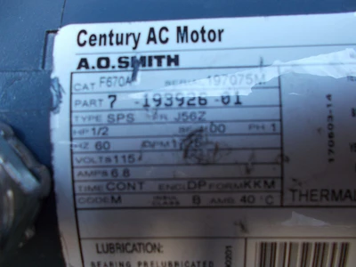 USED A.O.SMITH A.O.SMITH F670A