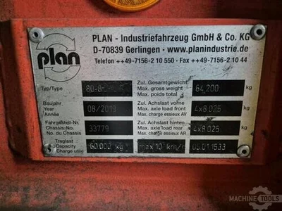 USED 2018 PLAN TYPE 80-8