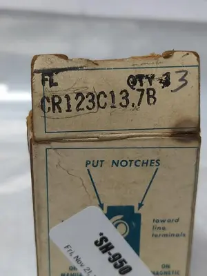 New | in-Stock GE CR123C13.7B Miscellaneous Equipment (Electrical & Power) | Surplus Asset Holdings #1199661