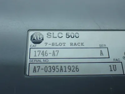 Used ALLENBRADLEY 1746A7 PLC Chassis Ohio US | HGR 24 #1064626
