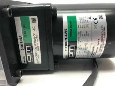 Used Oriental Motor 20 W (1/38 HP) AC Torque Motor (15:1 Gear Ratio) Gearmotors Michigan US | Maverick Industrial Sales #1453067