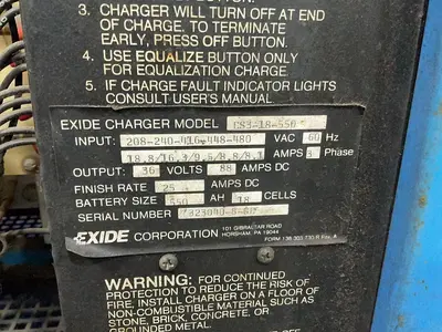 Used EXIDE ES318550 Material Handling (misc) Ohio US | HGR 24 #1521375