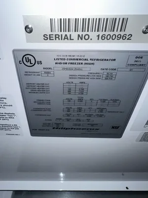 USED 2021 Hill Phoenix JNRBHSA-4