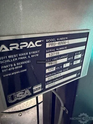 Used 2013 ARPAC PRO-4006-L PALLET WRAPPER Wrapping Machines Illinois US | Meadoworks #1503398