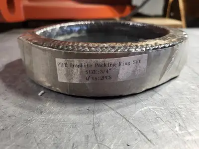 3/4" PTFE Graphite Packing Ring Set (Bag of 2)