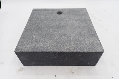 Granite Slab 6" x 6" x 2" w/ Surface Mount Hole