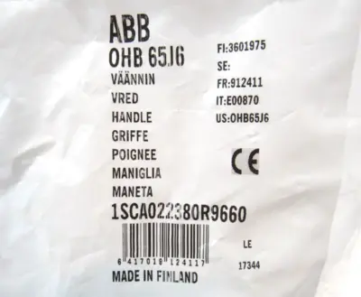 NEW ABB OHB65J6 DISCONNECT SWITCH