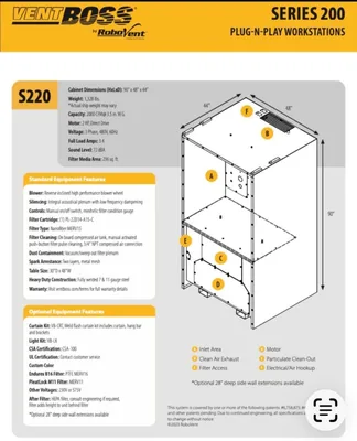 Used VENTBOSS S220 Welding Chambers Georgia US | The Equipment Hub #1505973
