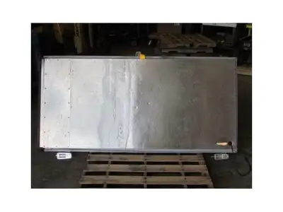 Stainless Steel Freezer Door for 76 1/2x35 1/2" Opening