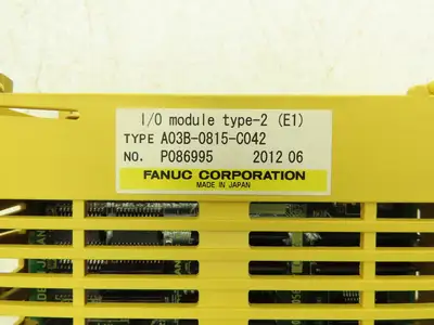 Fanuc Corporation A03B-0815-C042 I/O Module Type-2 24VDC