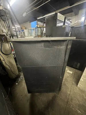 174-0235 Glastender 60" Glass Door Self Contained Back Bar Bottle Cooler