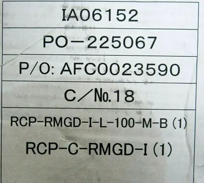 NEW IAI RCP-RMGD-I-L-100-M-B ACTUATOR RCPRMGDIL100MB RCP-C-RMGD-I IA06152