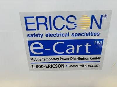 Ericson e-cart 45 kva Mobile Tempoary Power Distribution 125 A 07062004