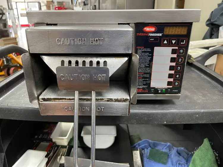 Used Hatco Used Hatco TF-2005 Electric Cheese Melter Toaster Warmer Finisher 240V Salamanders & Cheese Melters Illinois US | Falcon Restaurant Supply #1376191