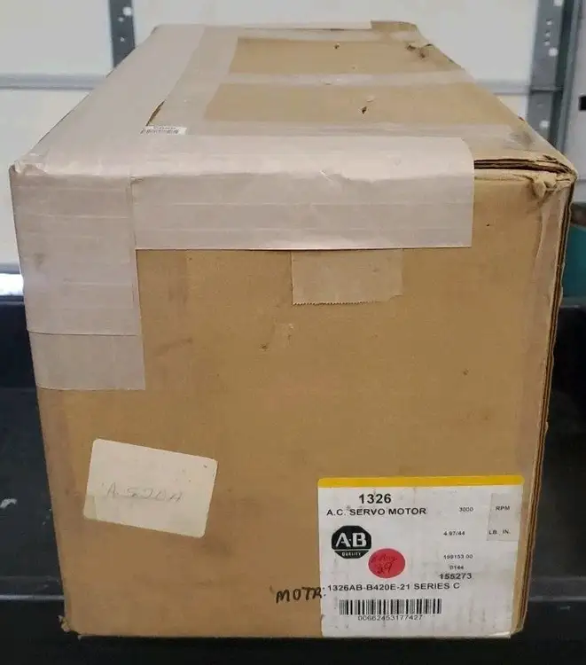 Used Allen-Bradley 1326AB-B420E-21 Bulletin 1326 AC Servo Motor, 3000RPM Servo Motors | Palmetto Automation #1151367