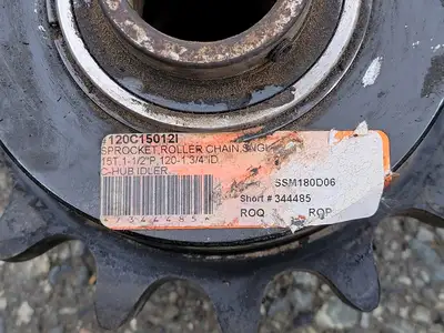 Roller Chain Sprocket 120C15012I, Size 120, 15 Teeth