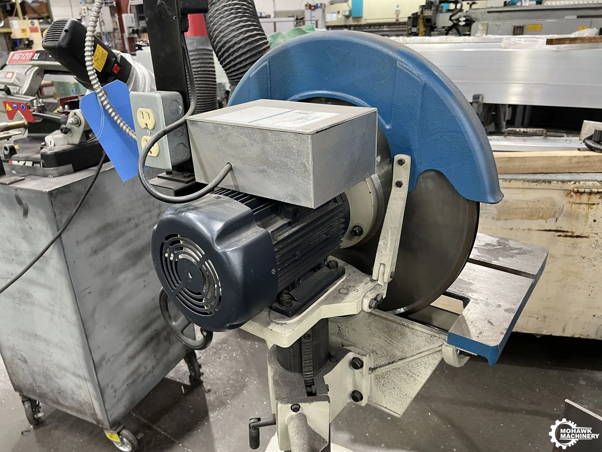 20" BURT “DS20” SINGLE PHASE DISC GRINDER SANDER - 2 HP