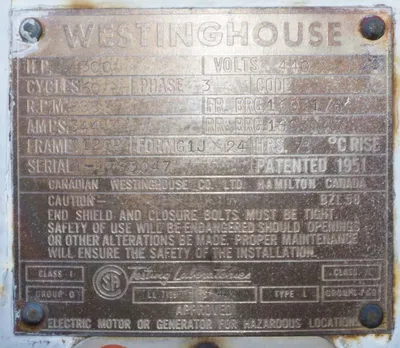 USED WESTINGHOUSE -