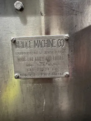 Used BRIDGE MACHINE CO LLC SCA 30/42 Food Processing Equipment (misc) Illinois US | M&M Equipment Corp. #1291695