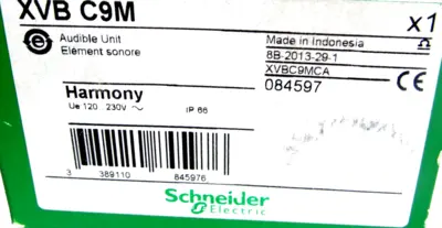 NEW SCHNEIDER ELECTRIC XVB C9M ALARM UNIT XVBC9MCA