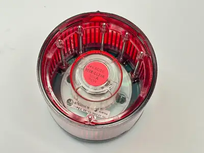 855T-B24TL4 | Allen Bradley  Ser C 70mm Red Steady LED Stack Light 24V AC/DC - Used